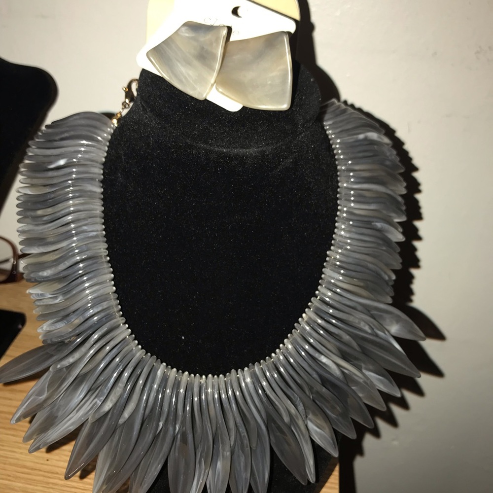 Grey necklace